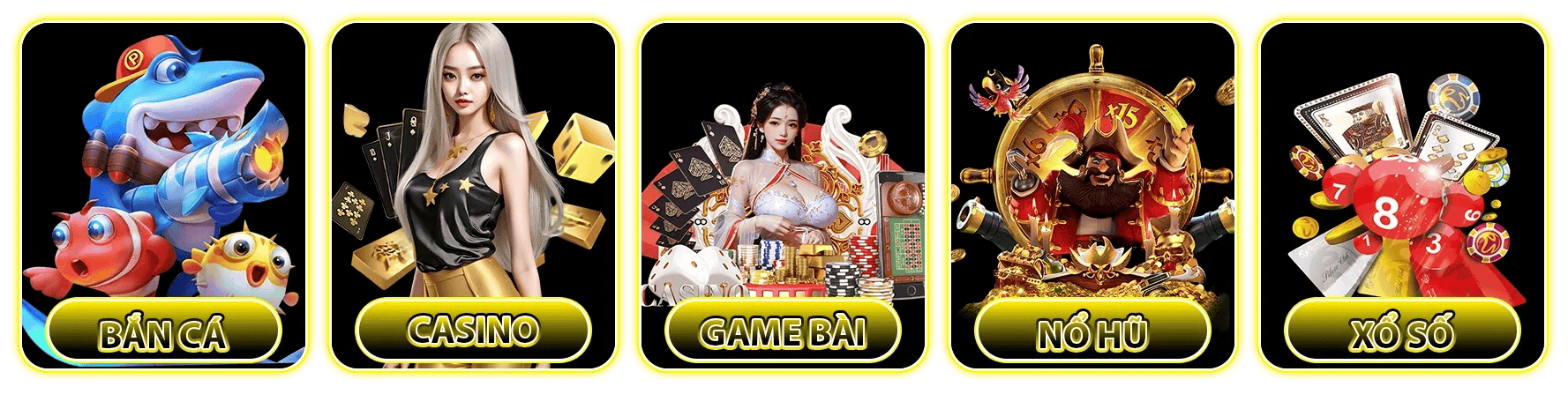 Hình ảnh danh mục trò chơi trên Win79